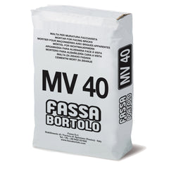MV 40 – Mortar pentru placarea peretilor din caramida din ciment, pentru interior si exterior