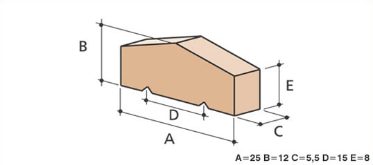 Cărămidă specială - fabricată manual Pica