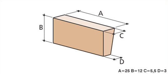 Cărămidă specială - fabricată manual Pica